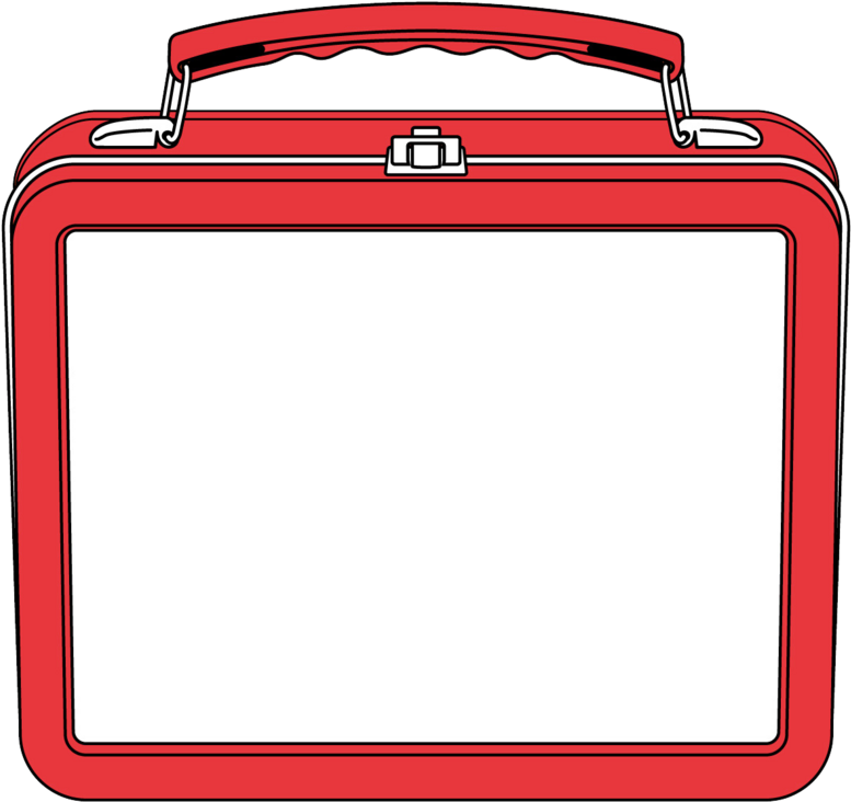 Redand White Empty Tiffin Box PNG