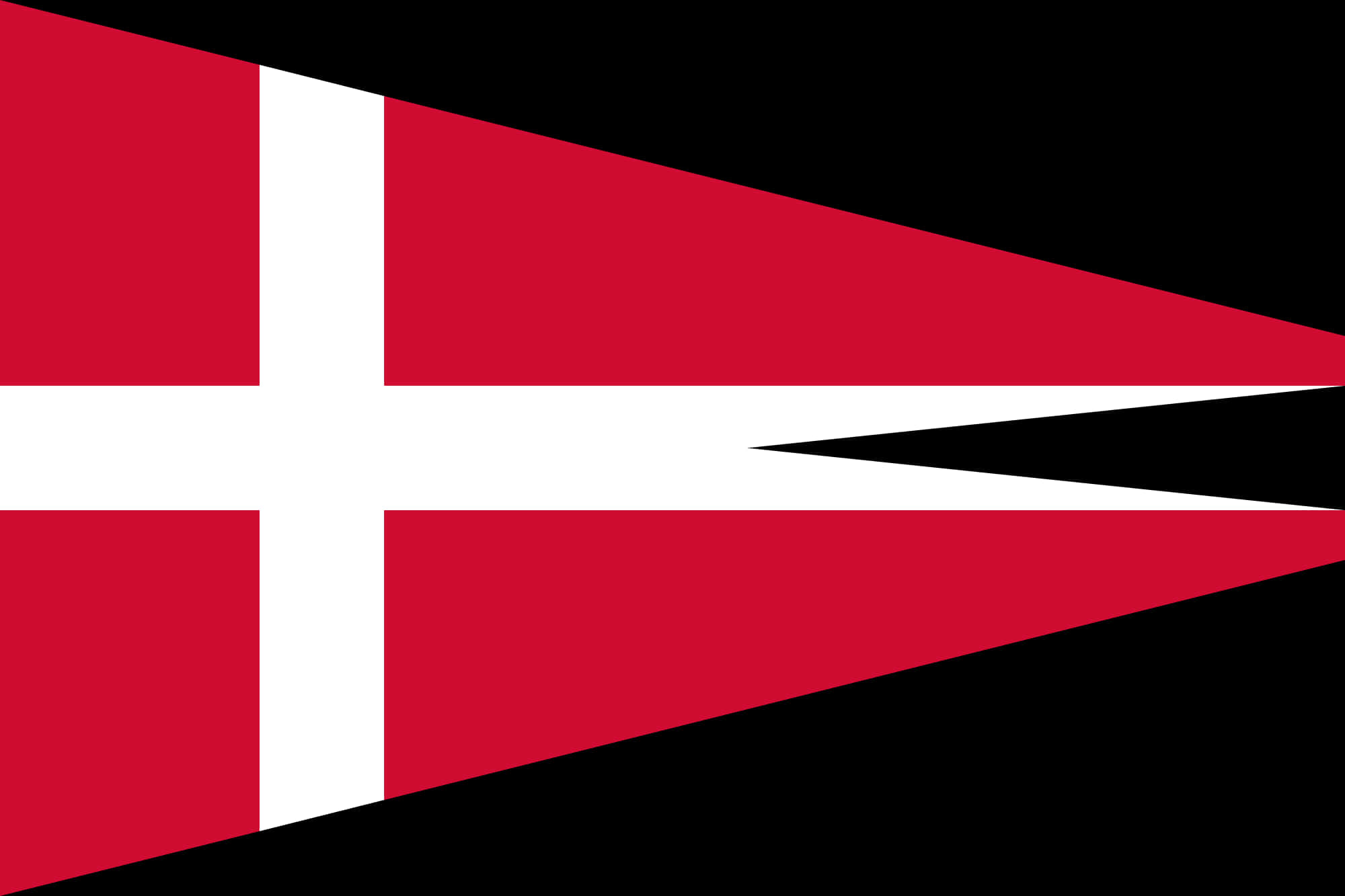 Redand White Nautical Flag PNG