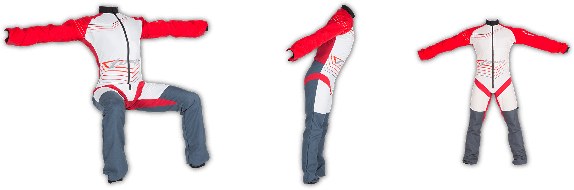 Redand White Racing Suit Triptych PNG