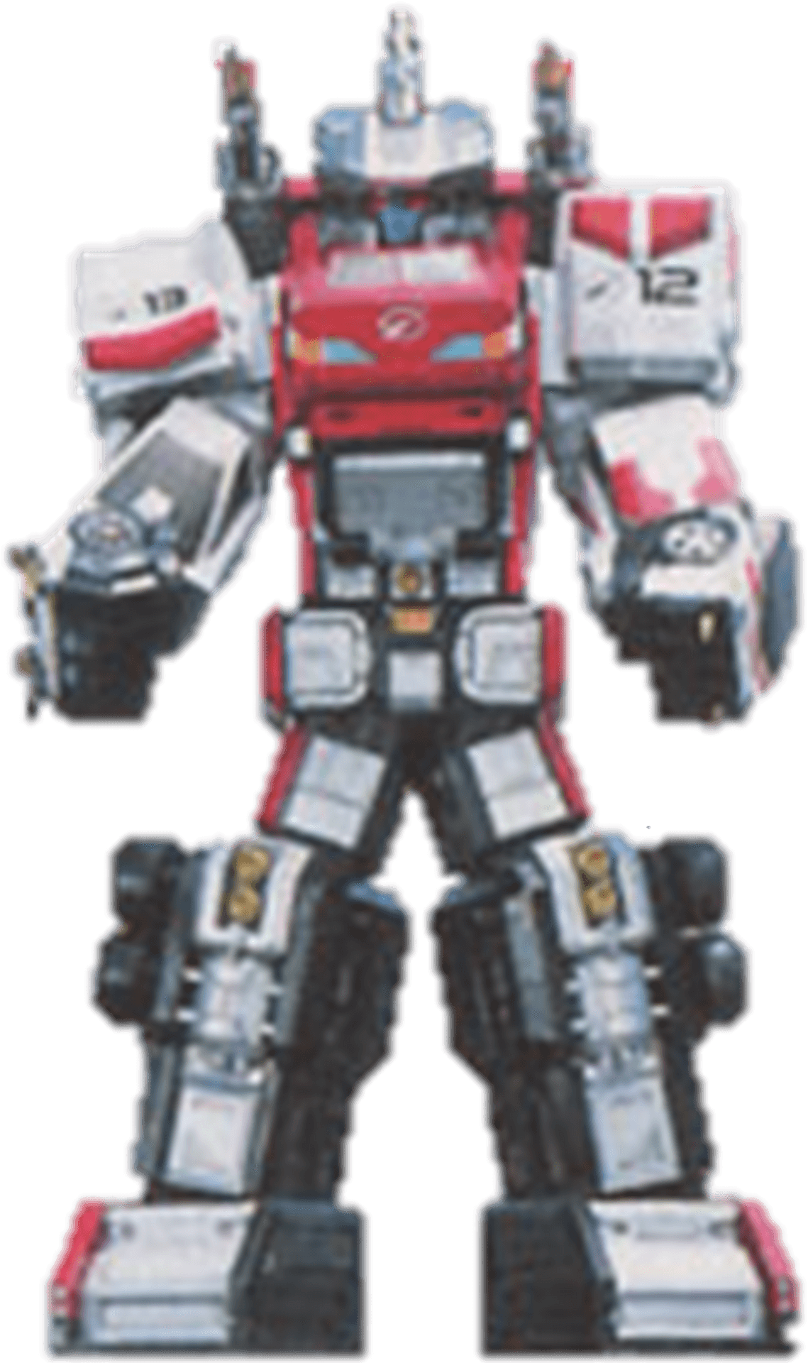 Redand White Robot Toy PNG