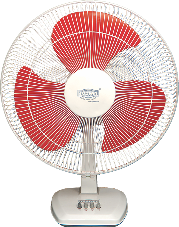 Redand White Table Fan PNG