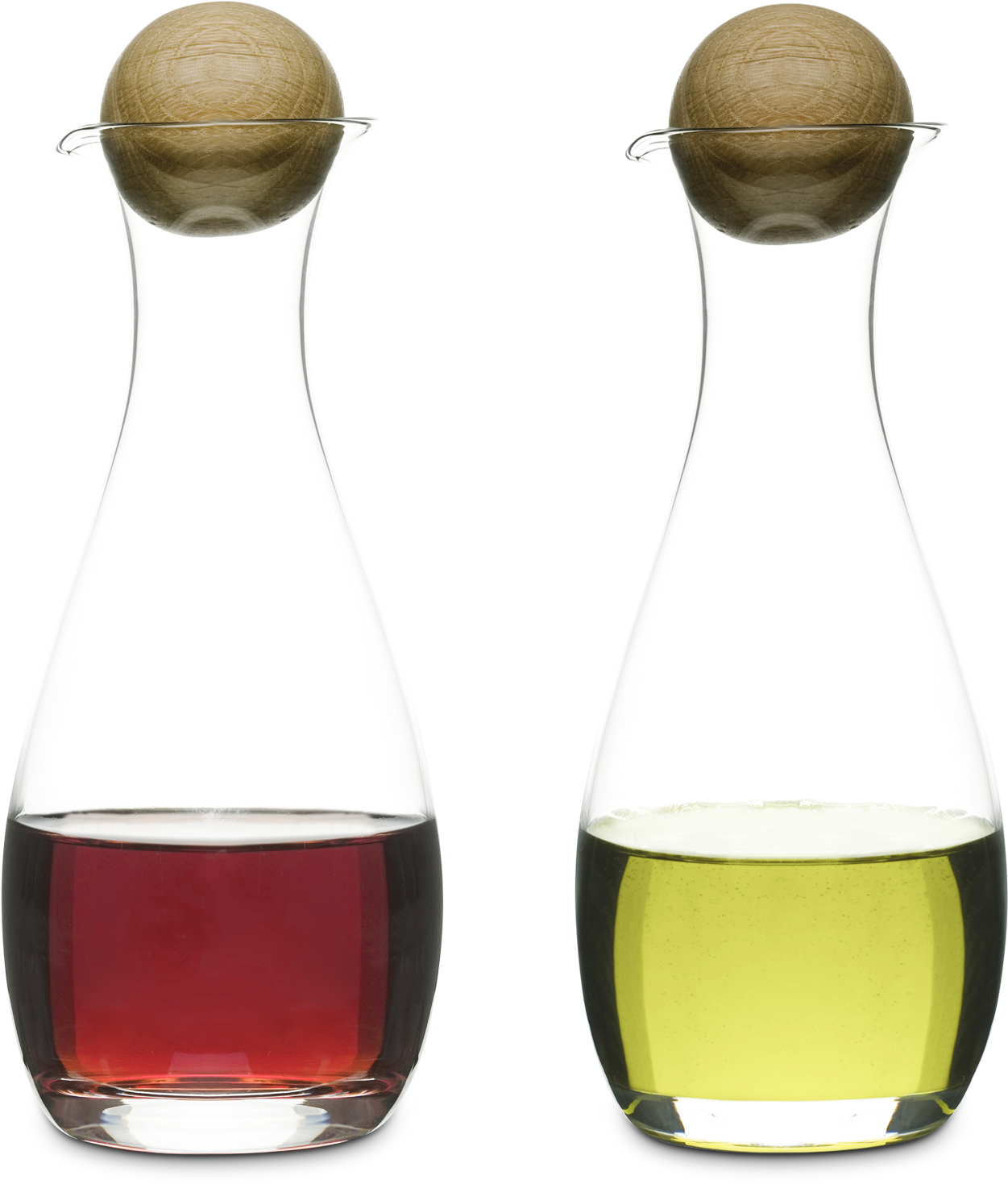 Redand White Vinegar Bottles PNG