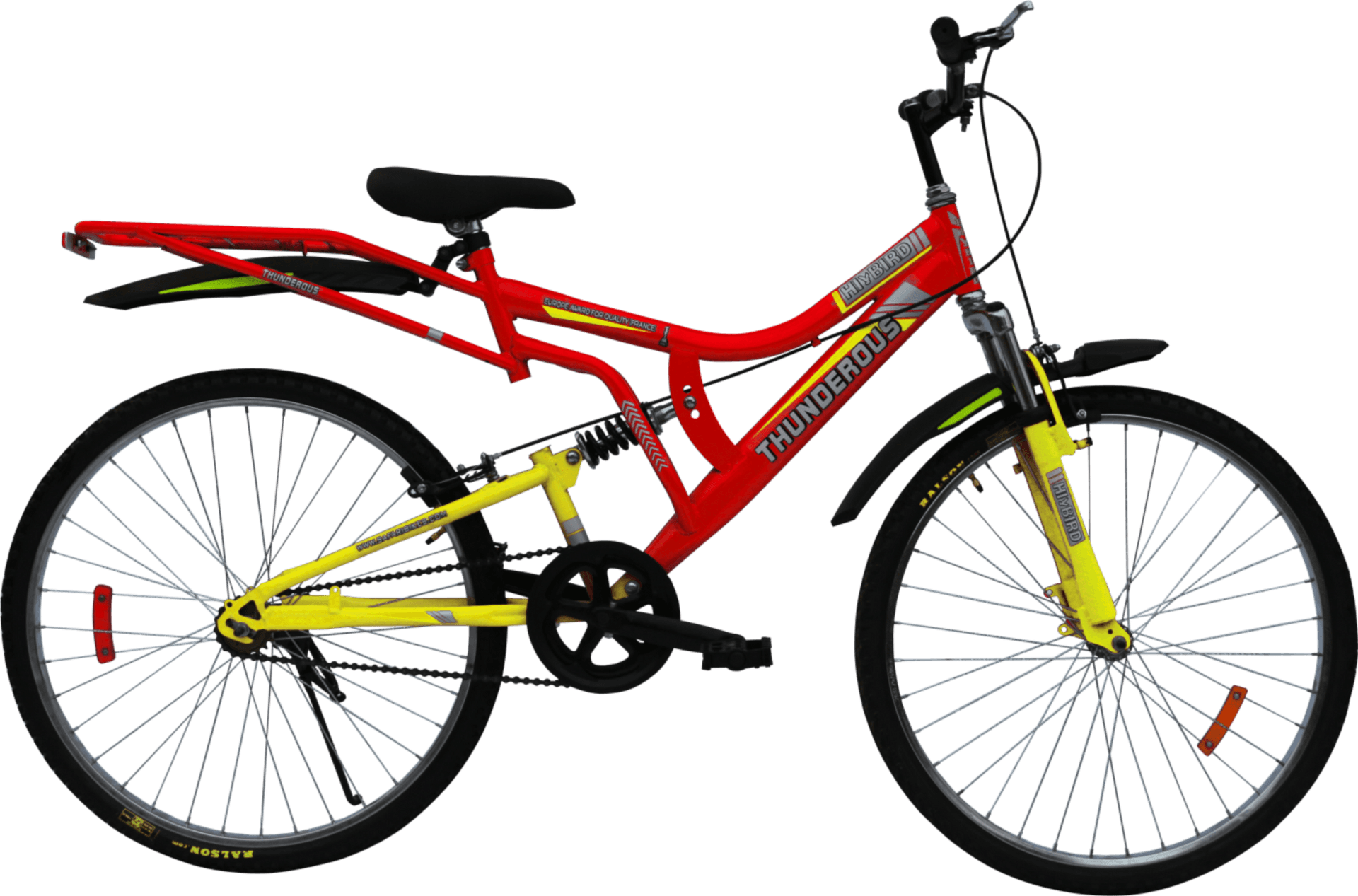 Redand Yellow Mountain Bike PNG