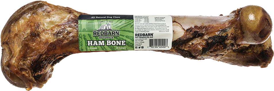 Redbarn Naturals Ham Bone Dog Chew PNG
