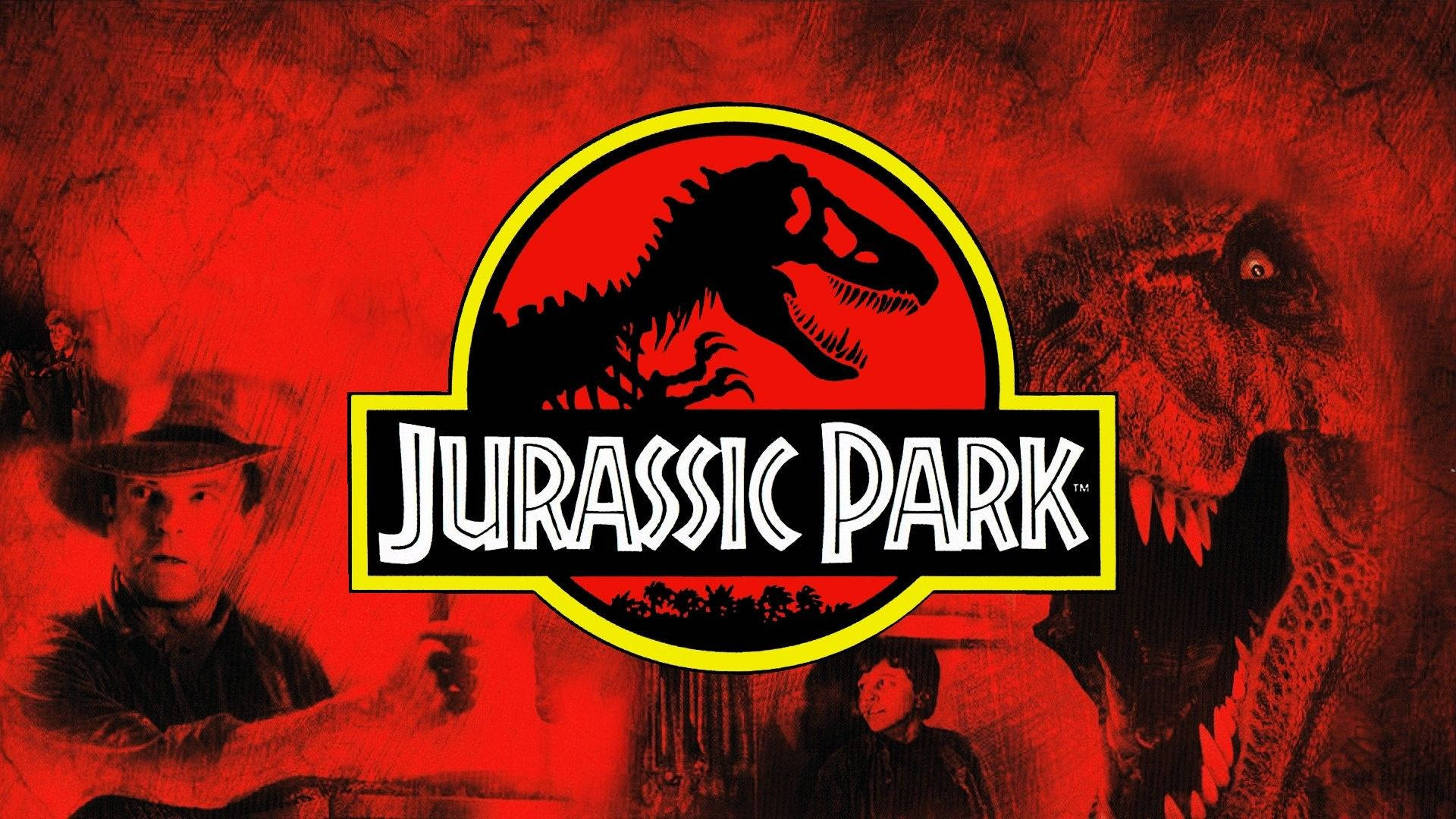 Reddish Jurassic Park Poster Wallpaper