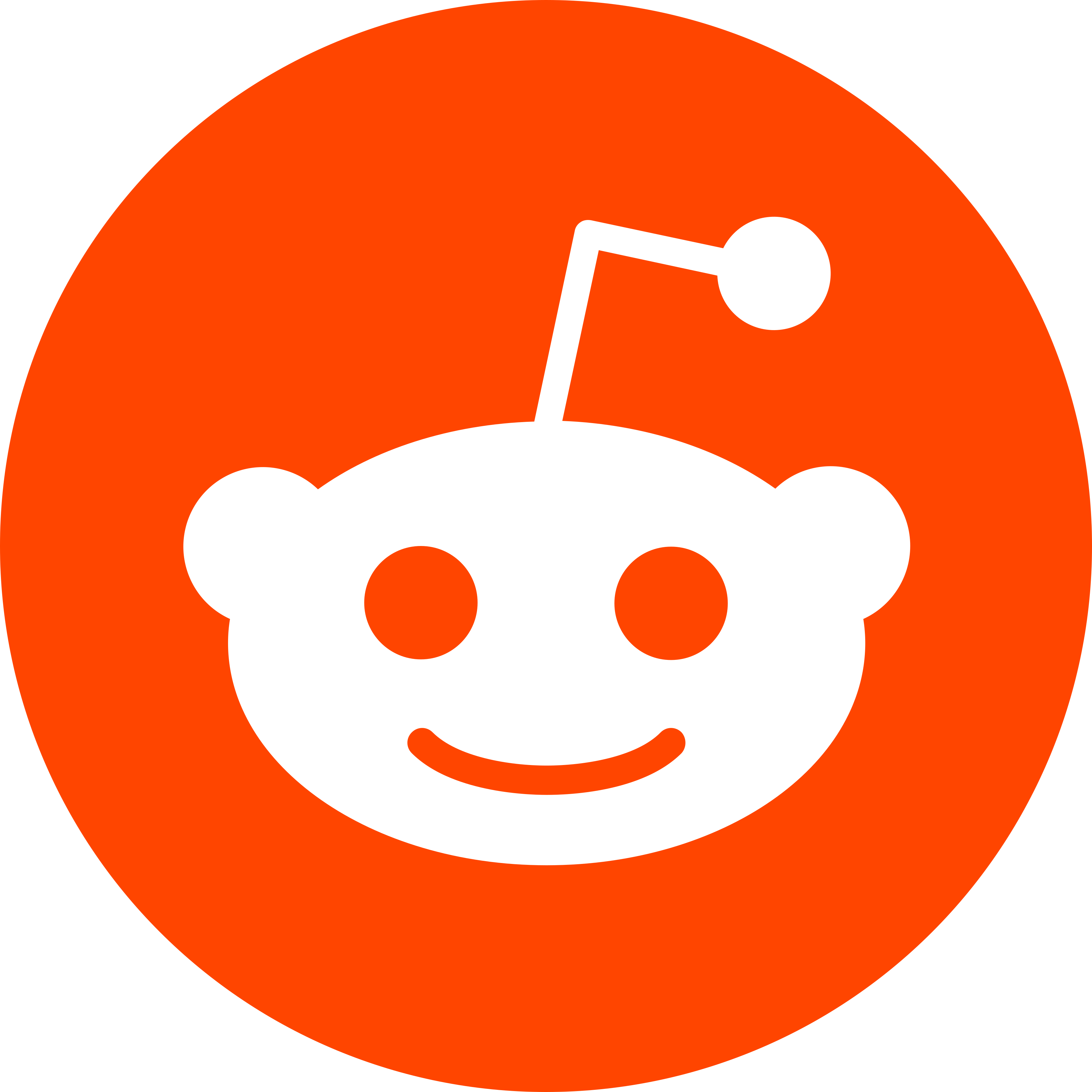 "Connecting with people from all walks of life on Reddit" Background — A white smiling alien mascot with antenna on a solid orange circular background.