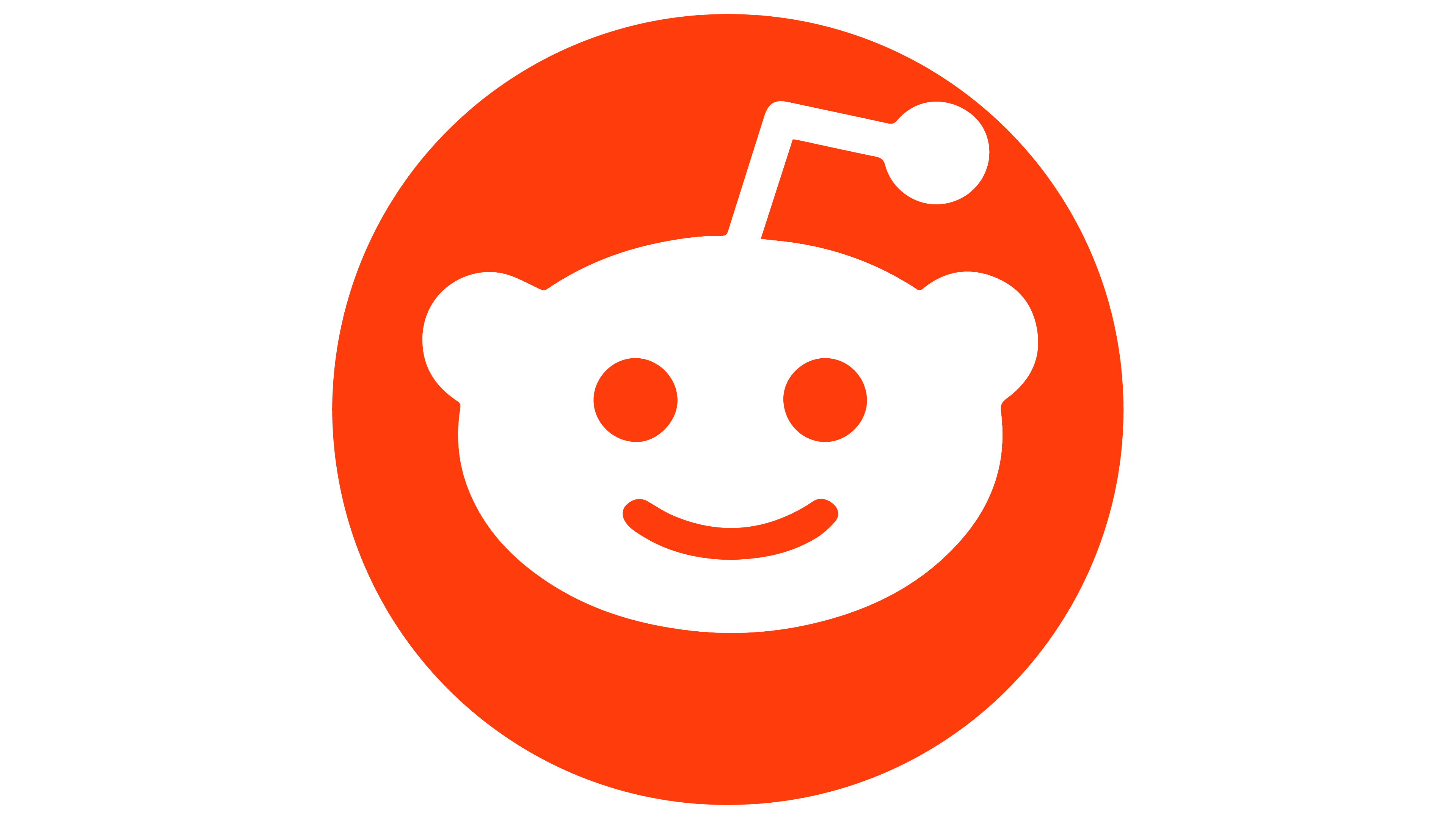 Customize your Reddit experience and stand out from the crowd Background — A white smiling alien mascot with antenna inside a bold orange circle on a muted green background.