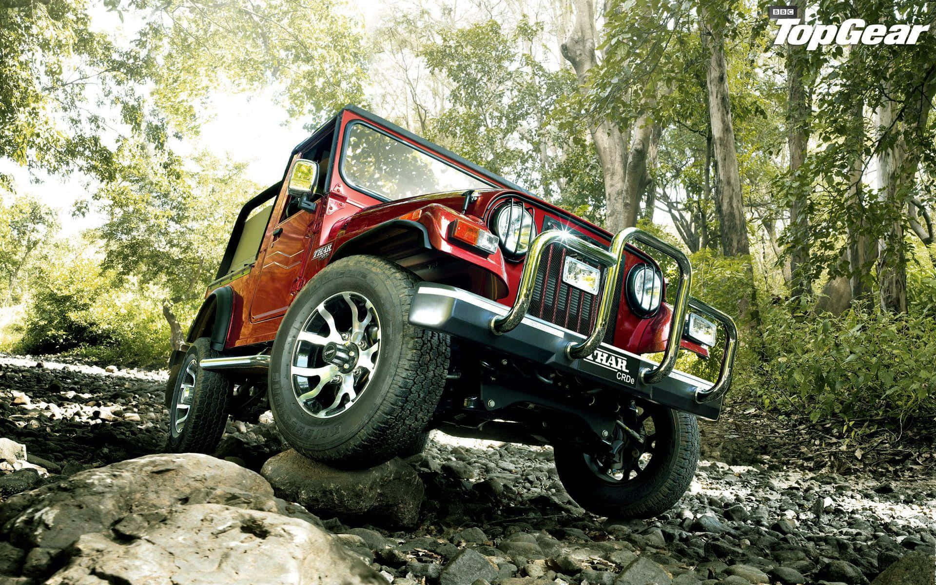 "redefine Your Drive With Mahindra" Wallpaper