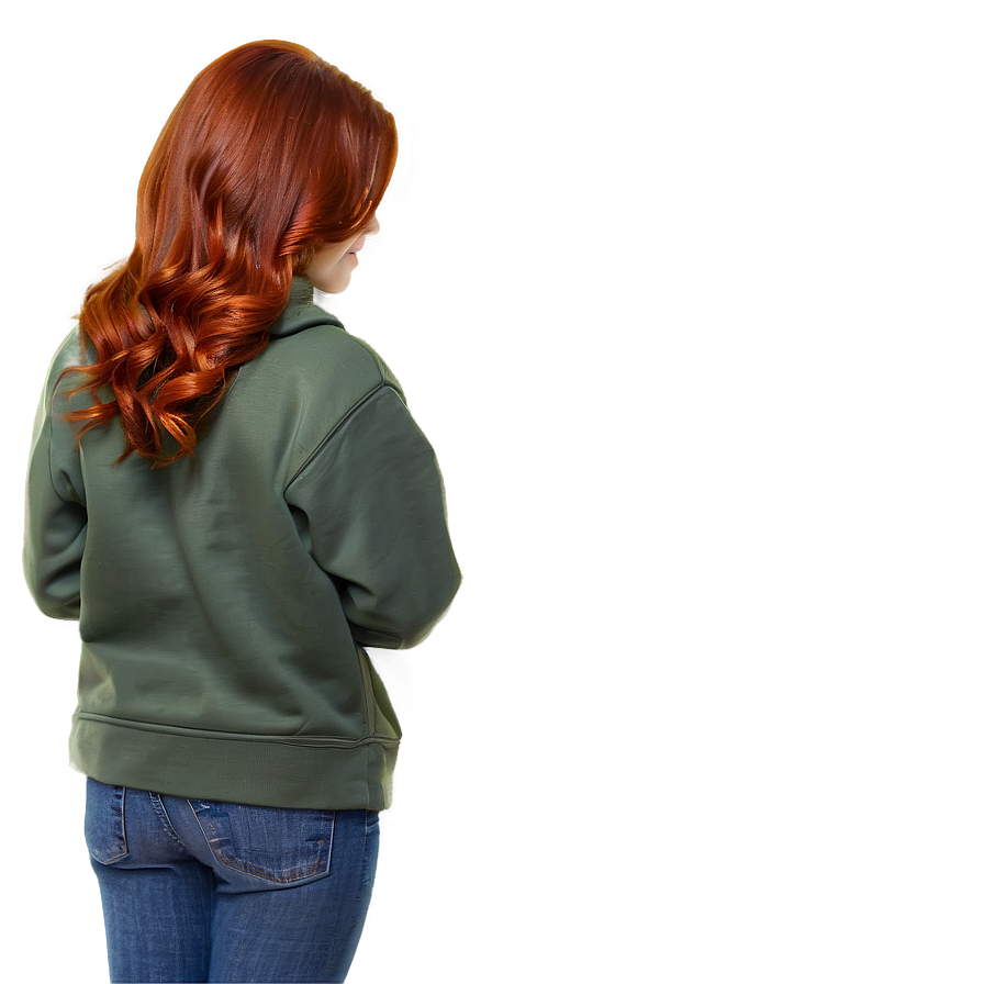 Redhead Girl Hair Png Iia16 PNG