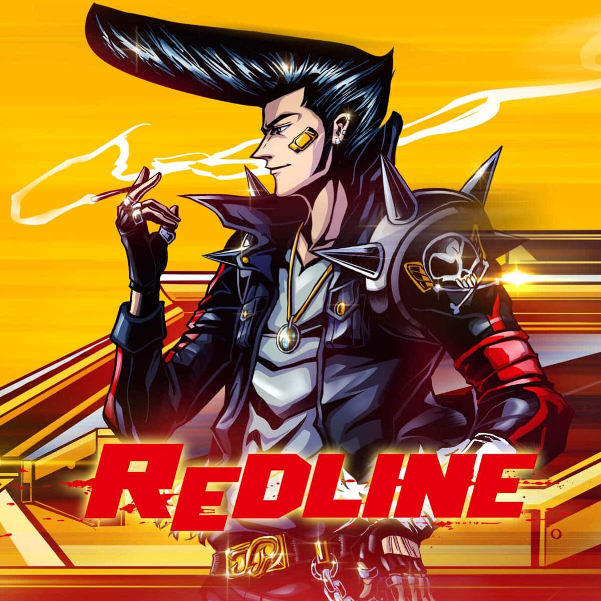 Check out this colorful Redline background Wallpaper