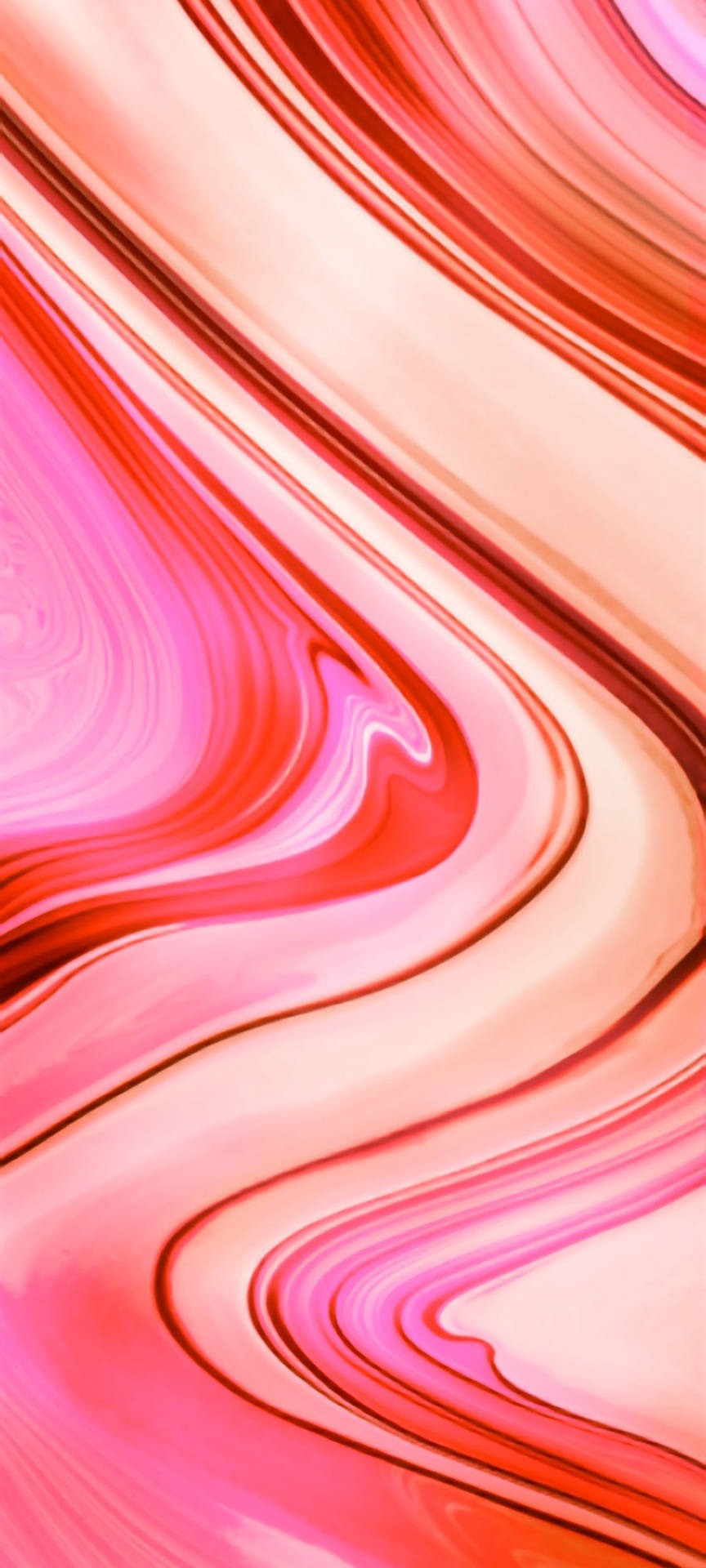 Redmi 9 Colored Liquid Paint Wallpaper