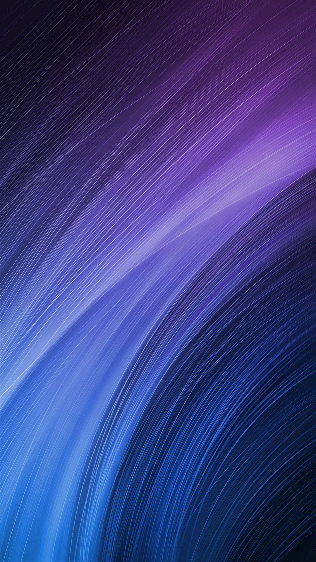 Redmi 9 Purple Blue Curve Lines Wallpaper
