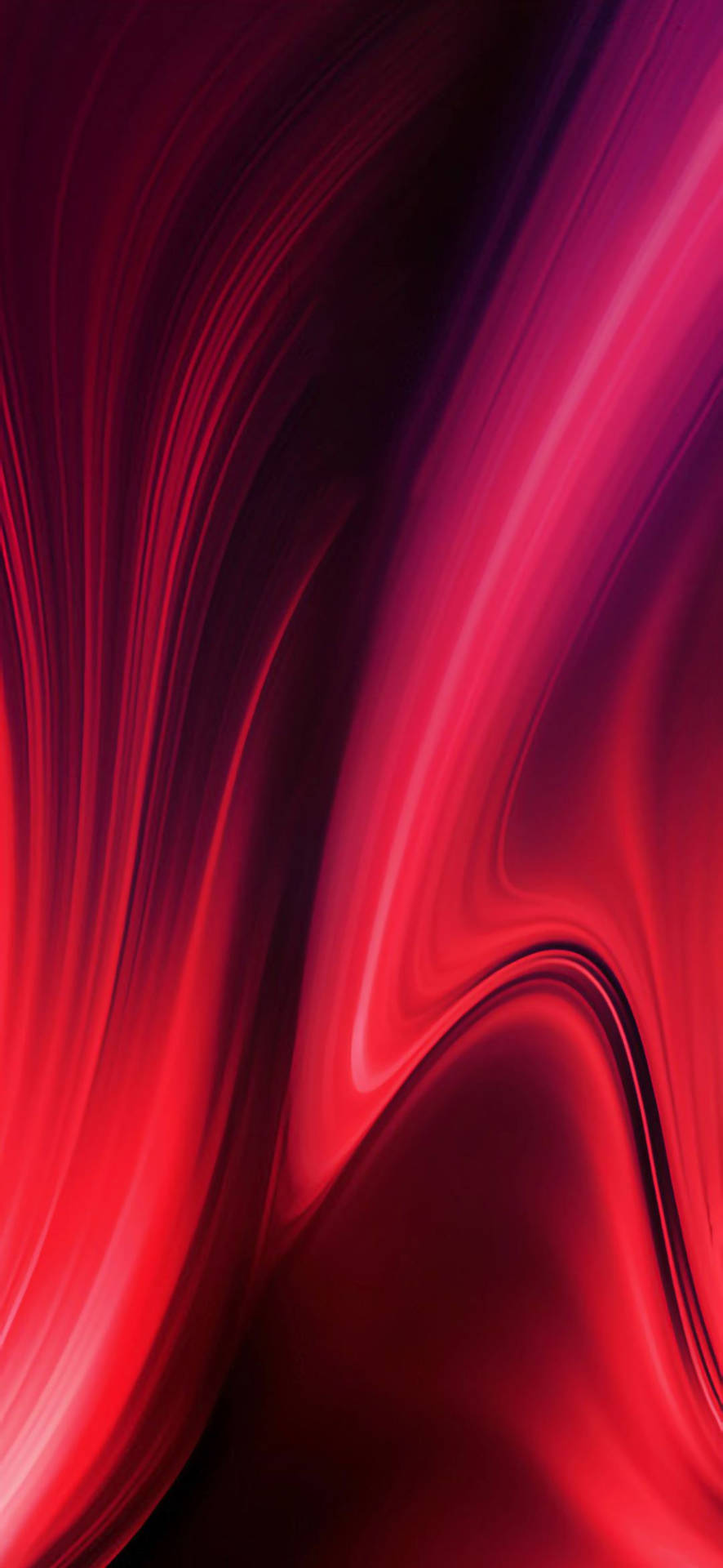 Redmi 9 Red Pink Abstract Lines Wallpaper