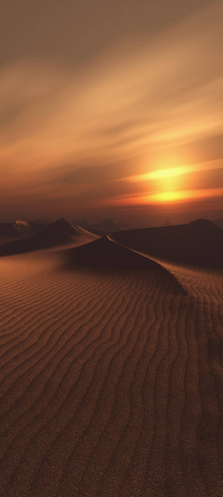 Redmi Note 10 Desert Sunset Wallpaper