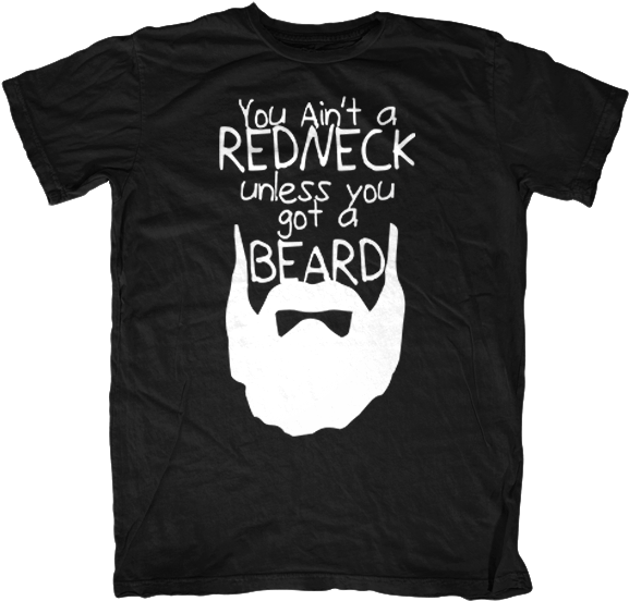Redneck Beard T Shirt Graphic PNG