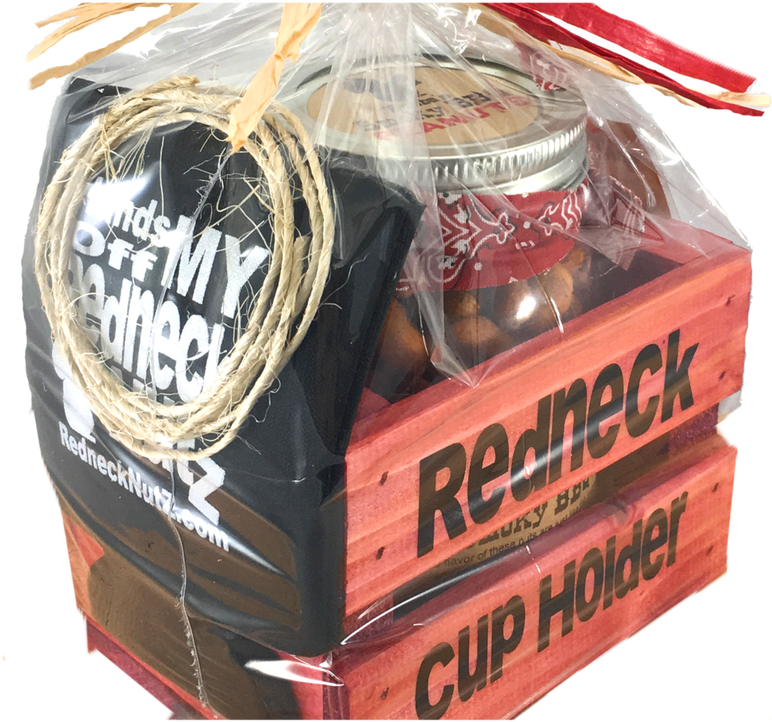 Redneck Cup Holder Gift Pack PNG