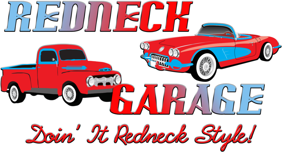 Redneck Garage Style Banner PNG