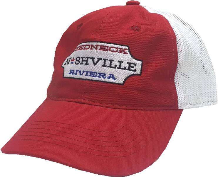 Redneck Nashville Riviera Trucker Hat PNG