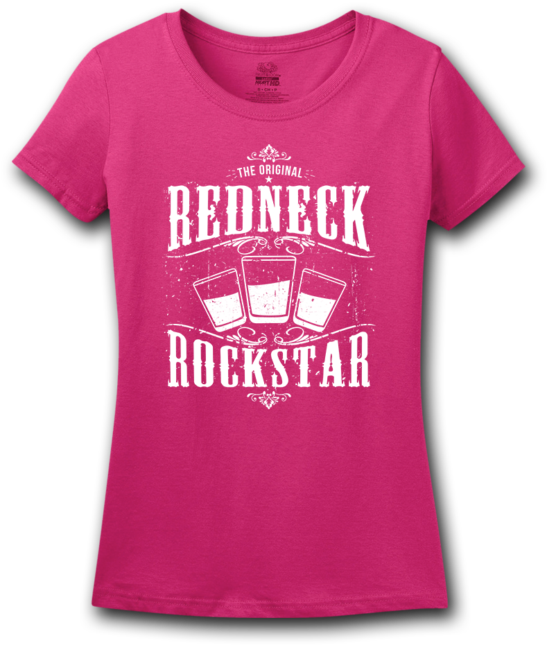 Redneck Rockstar T Shirt Design PNG