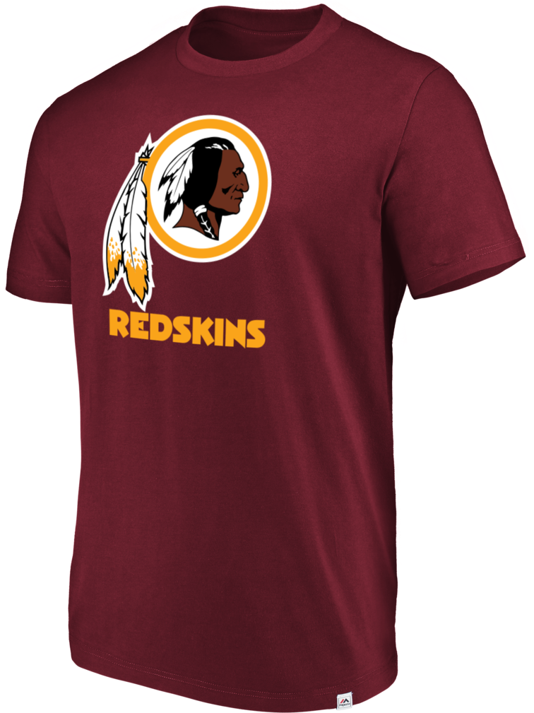 Redskins Logo Maroon T Shirt PNG