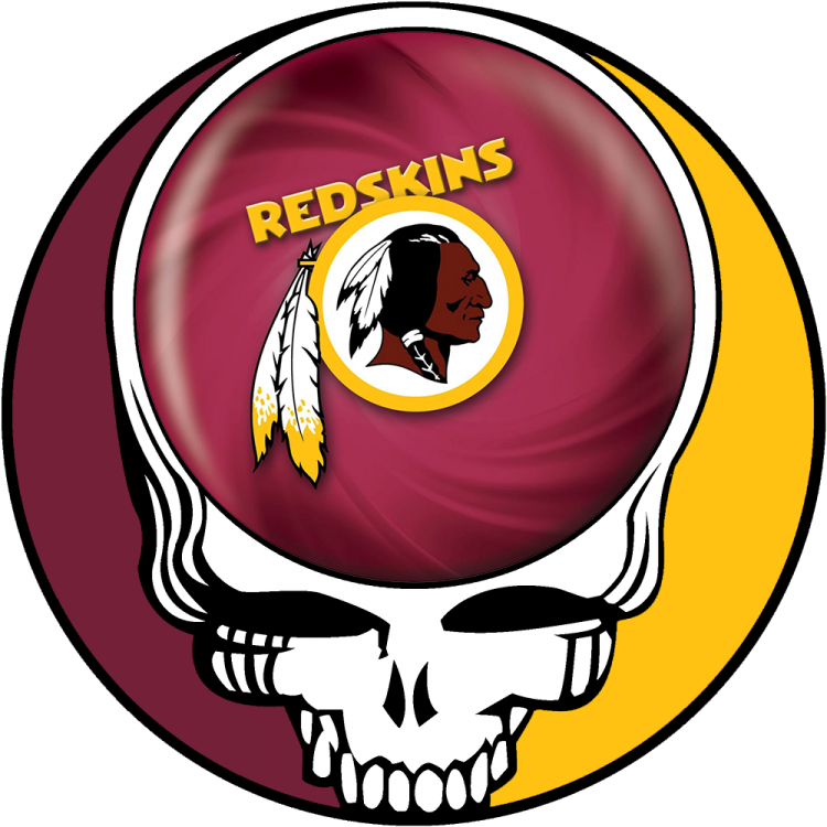 Redskins Logo Skull Graphic PNG