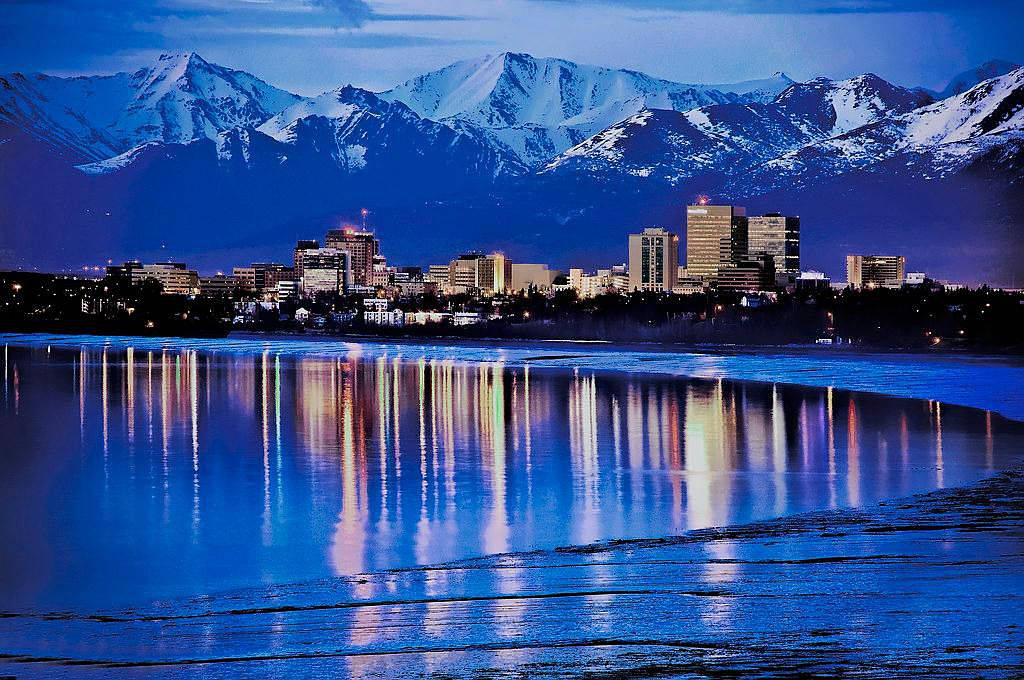 Reflection Of Anchorage Wallpaper