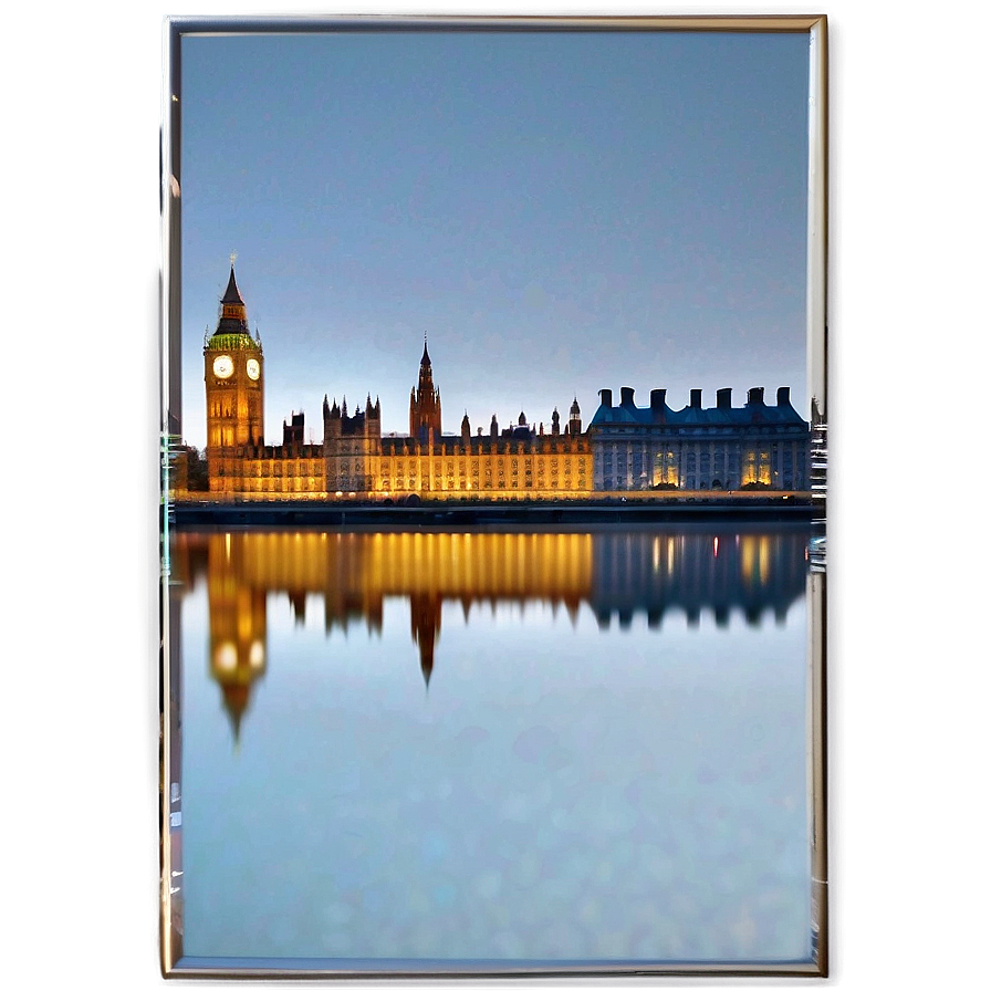 Reflection Of Big Ben Png Ipk17 PNG