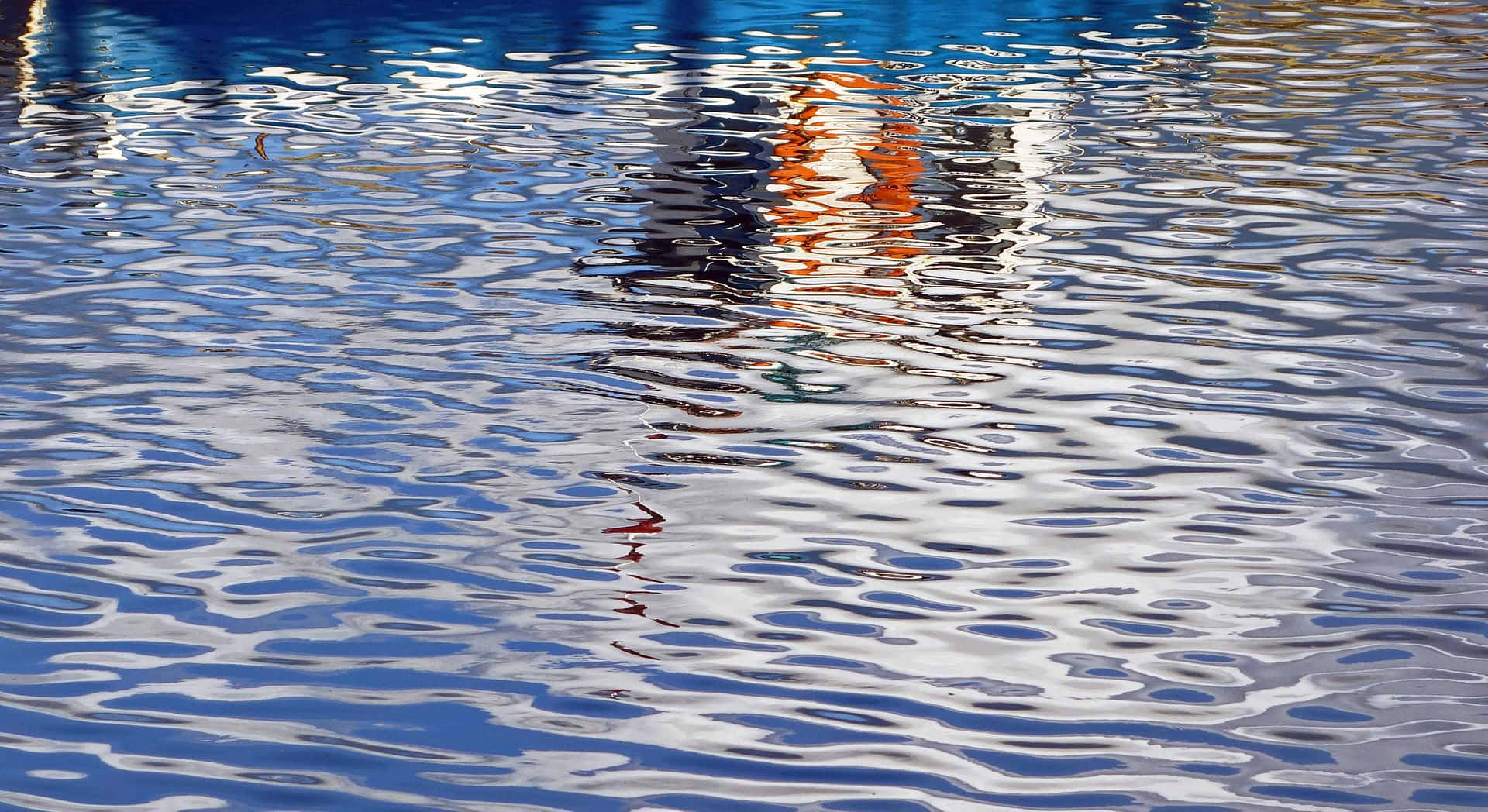 Boat Reflection In Water Picture