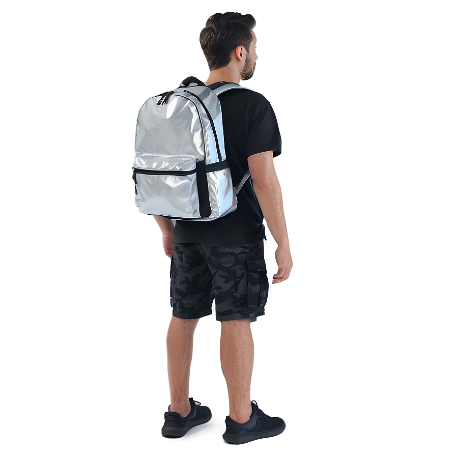 Reflective Backpack Png Wyw PNG