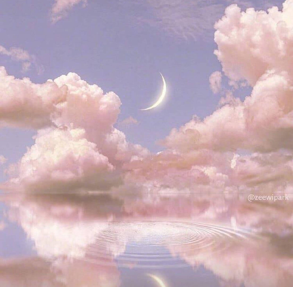 Spiegelndewolken Ästhetik Wallpaper
