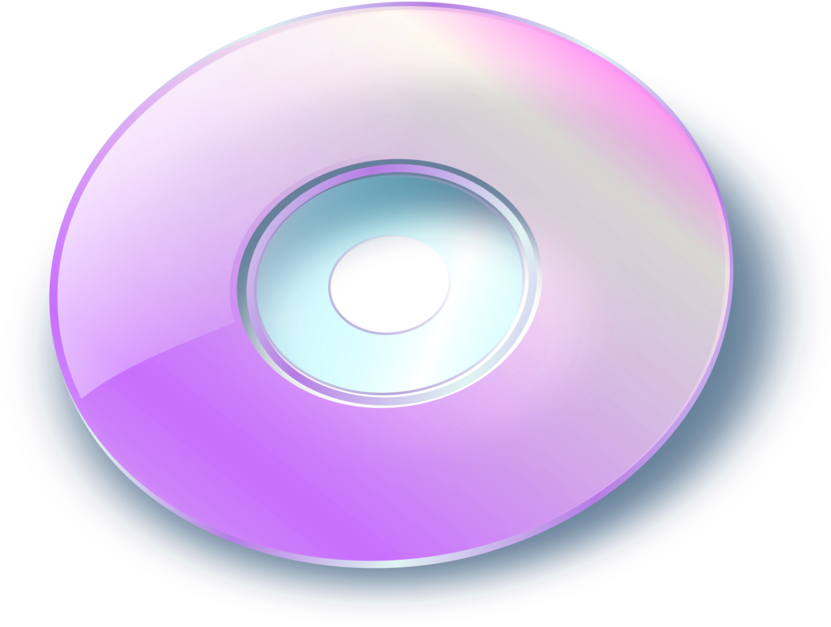 Reflective Compact Disc PNG
