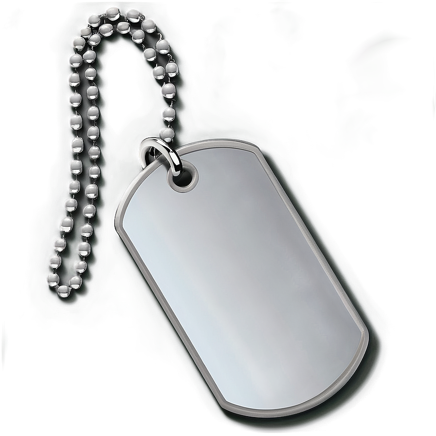 Reflective Dog Tag Png 06122024 PNG