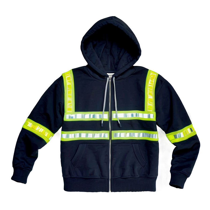 Reflective Safety Hoodie Strings Png 61 PNG