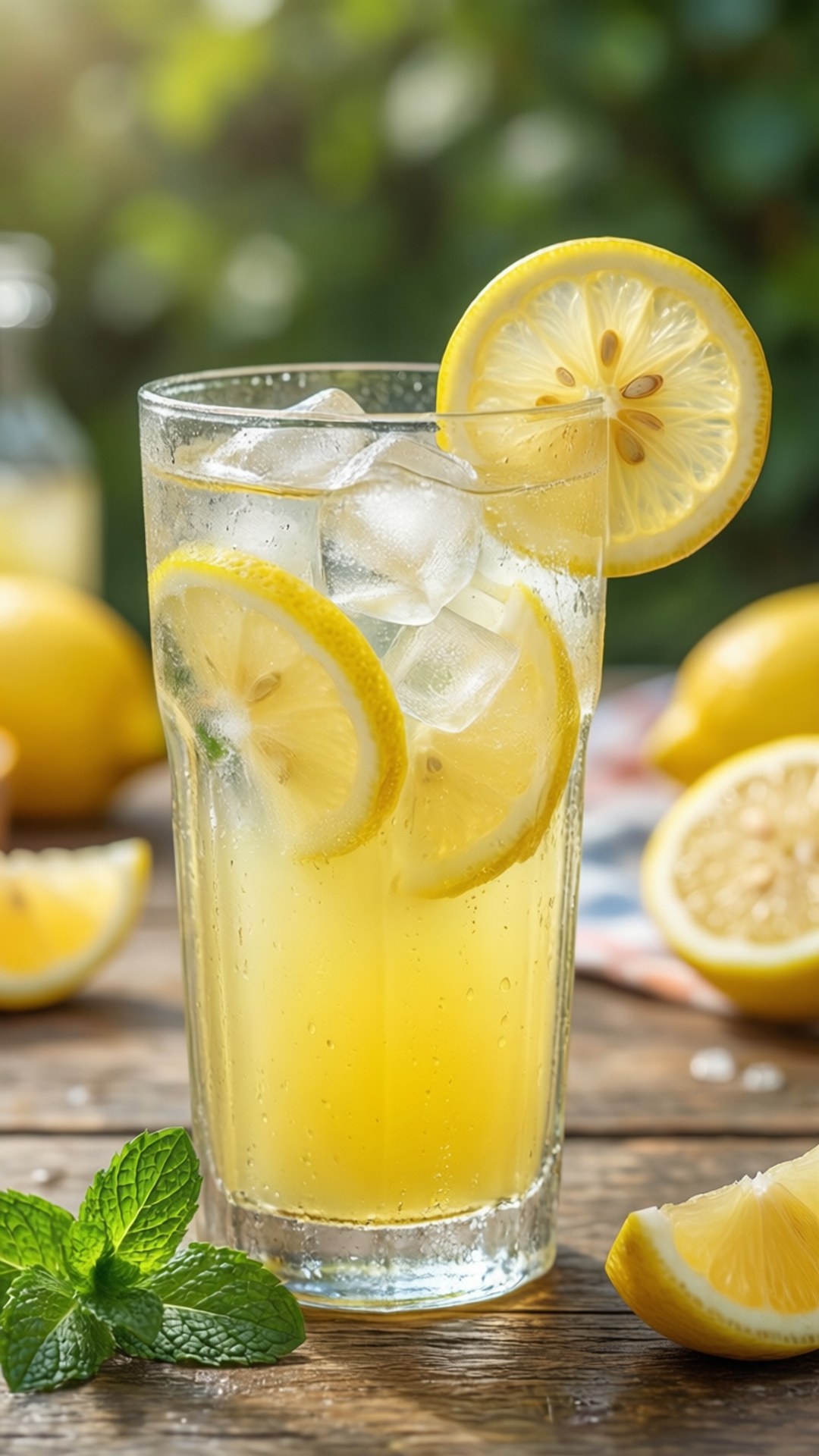 Forfriskende limonade Bakgrunner