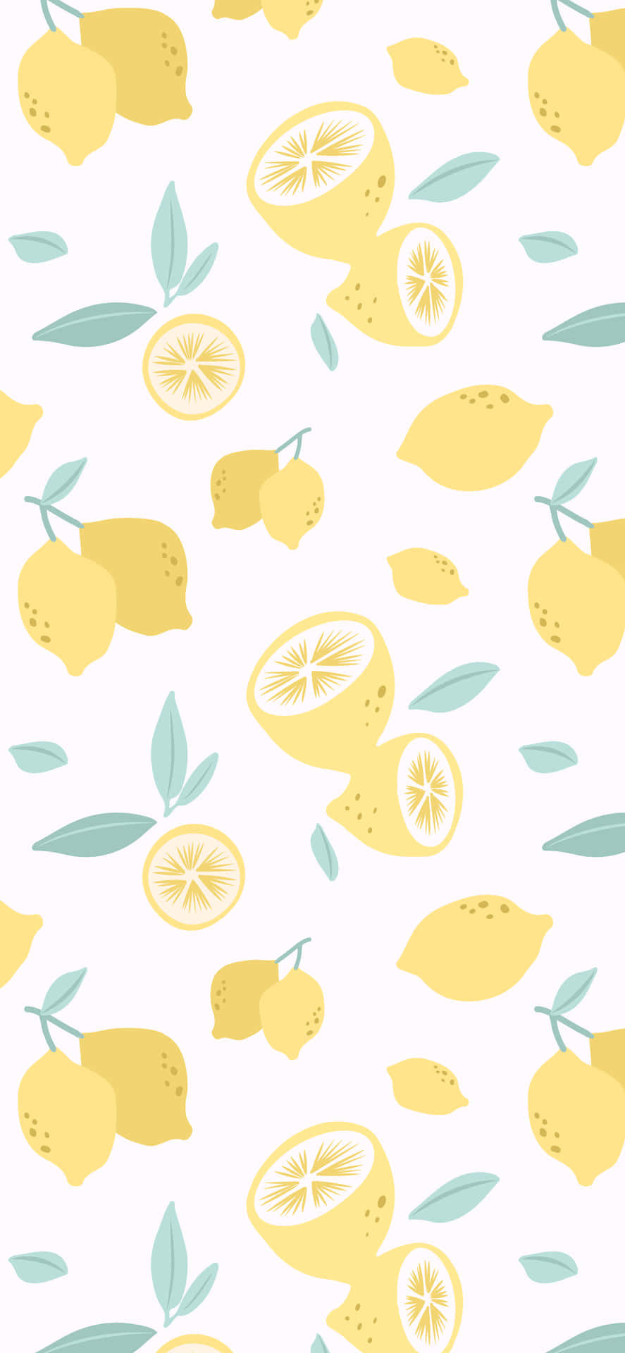 Refreshing Summer Delight Lemon Wallpaper