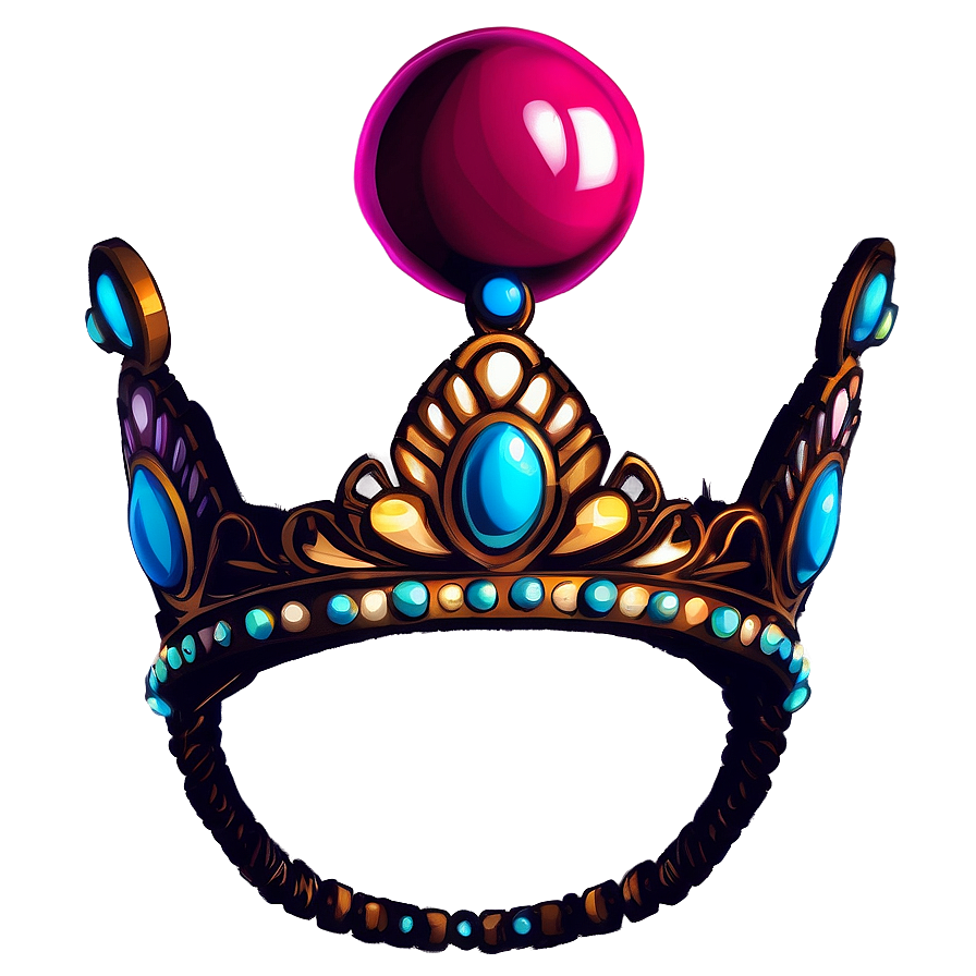 Regal Cartoon Crown Png Qev PNG