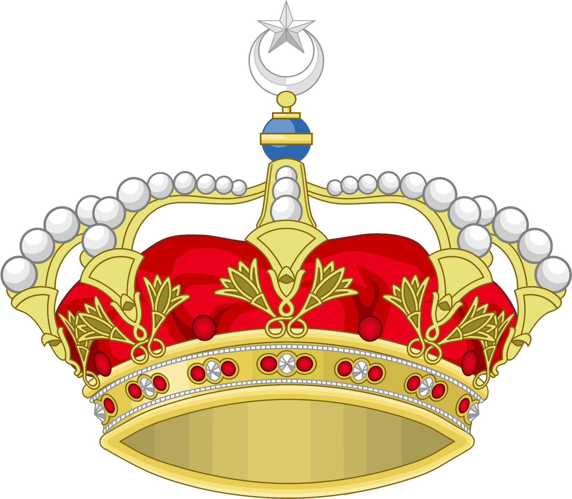 Regal Crown Illustration PNG