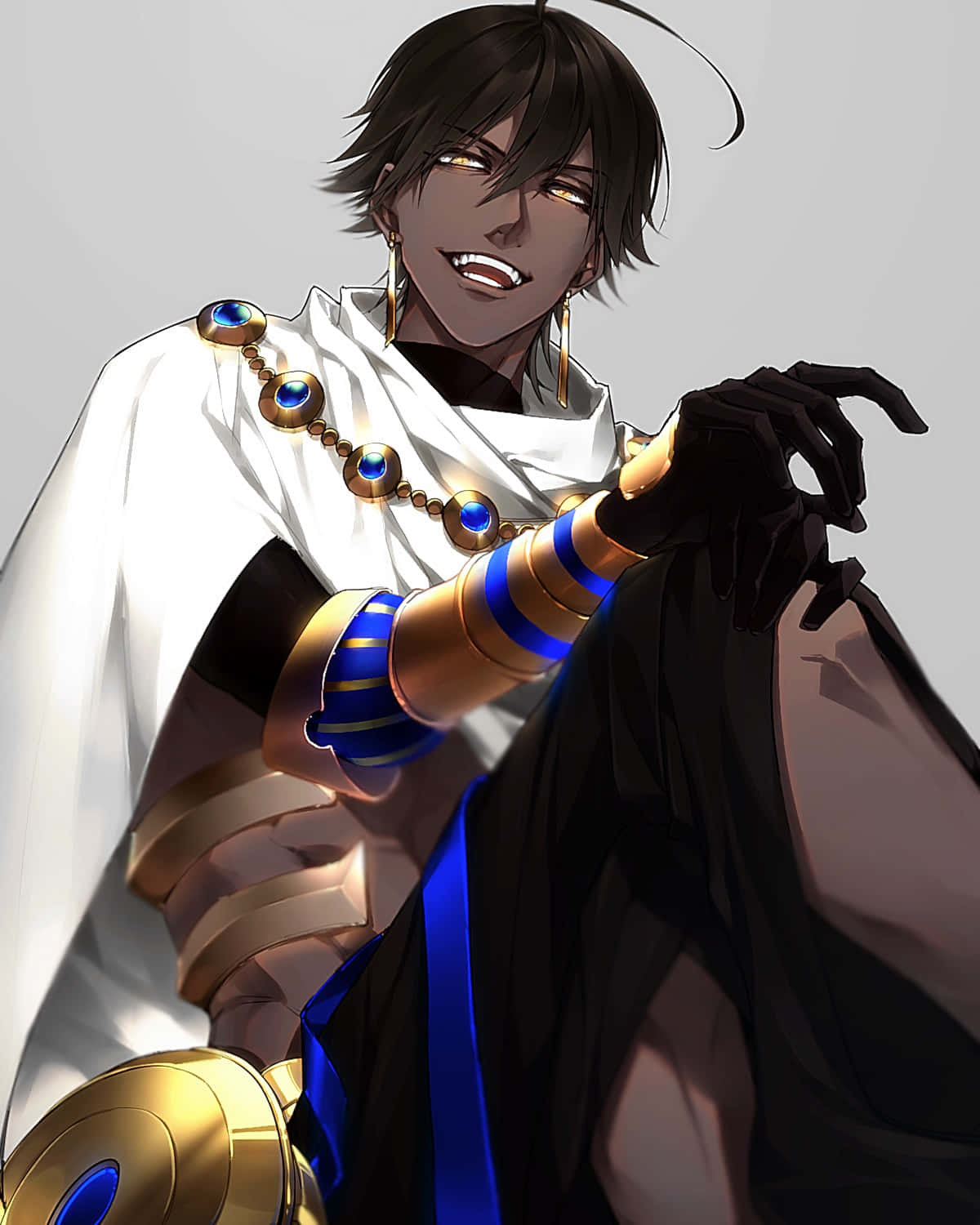 Regal Pharaoh Ozymandias In Fate Grand Order Game Wallpaper