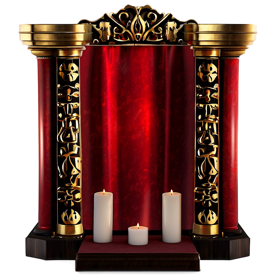 Regal Red Altar Png Sng PNG