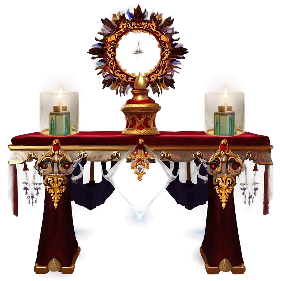 Regal Red Altar Png Xfk39 PNG