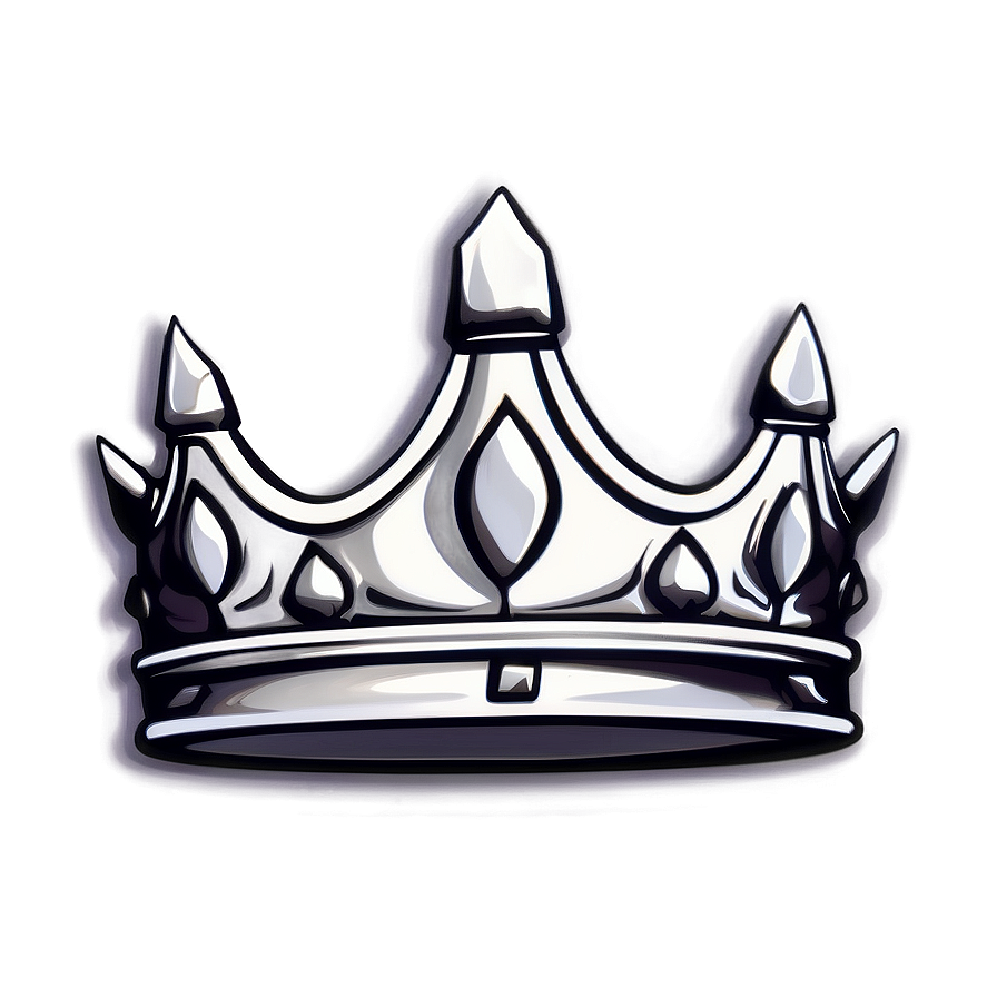 Regal White Crown Clipart Png Hfw PNG