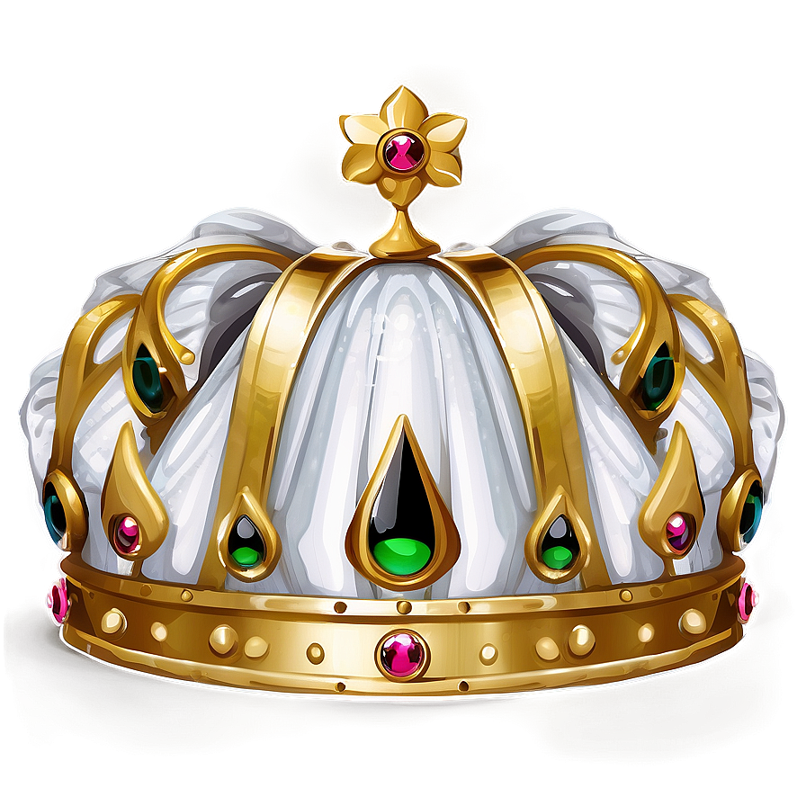 Regal White Crown Clipart Png Luq63 PNG