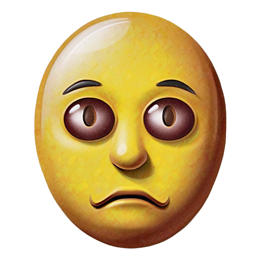 Regretful Emoji Png Eca68 PNG