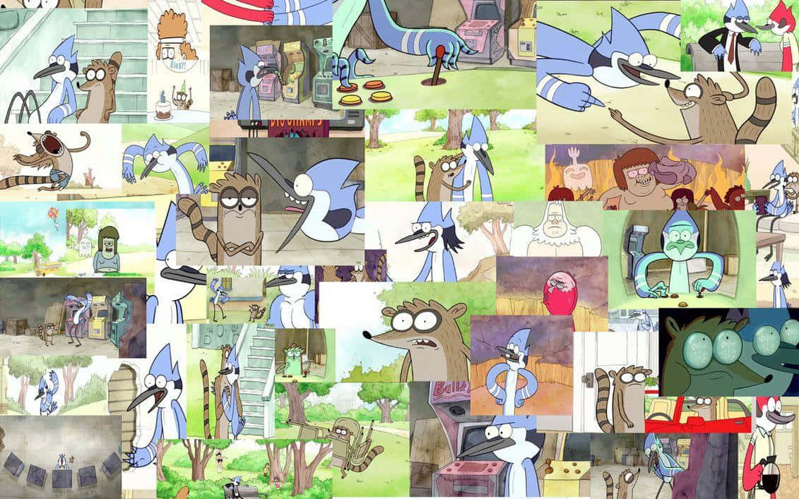 The Park gang of The Regular Show
