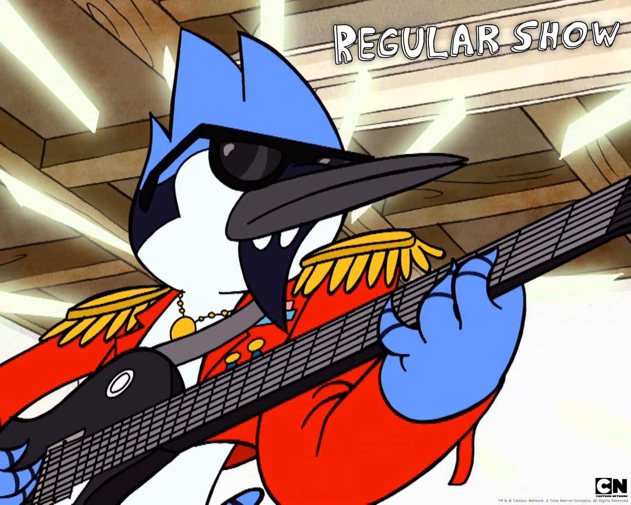 Mordecai and Rigby's wacky adventures in Regular Show