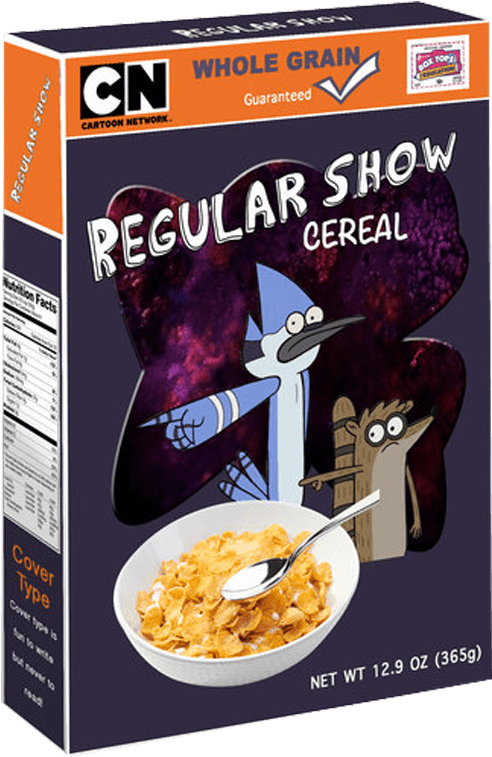 Regular Show Cereal Box PNG