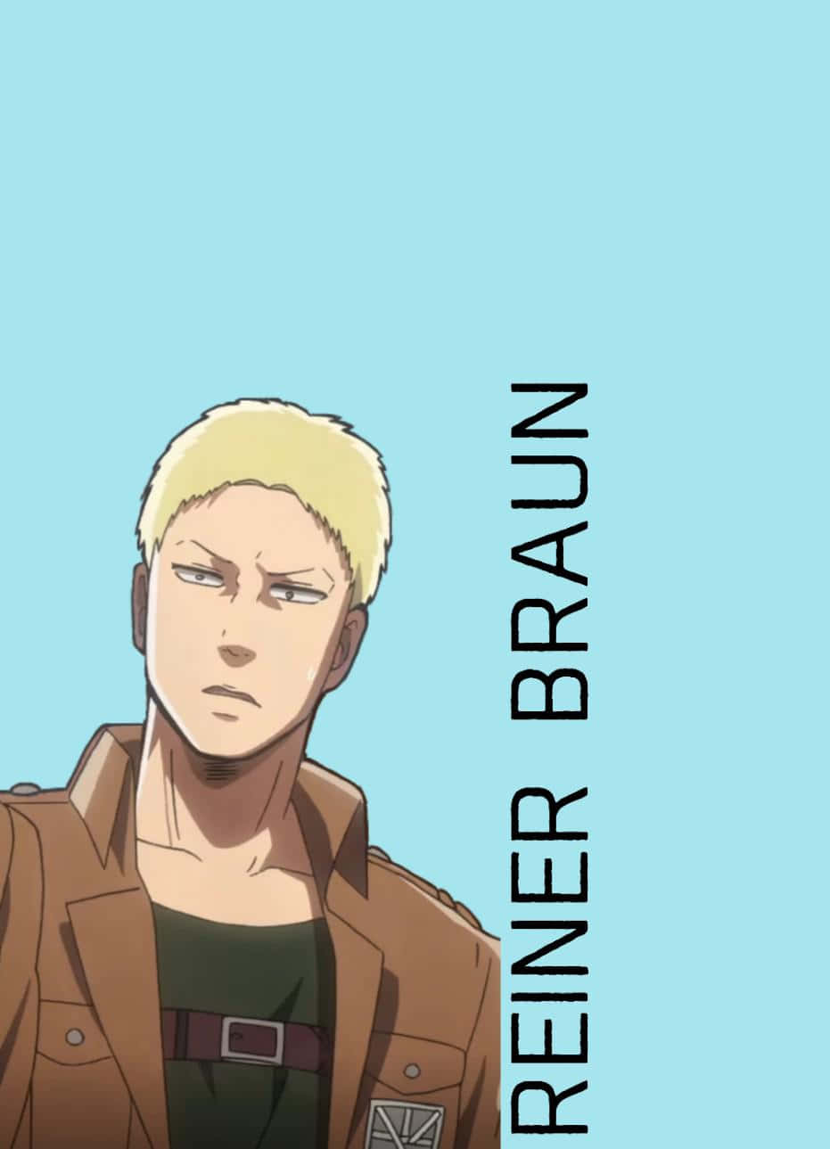 Reiner Braun, looking determined and reliable. Wallpaper