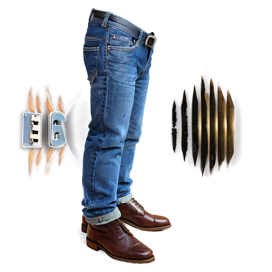 Reinforced Blue Jeans Png 8 PNG