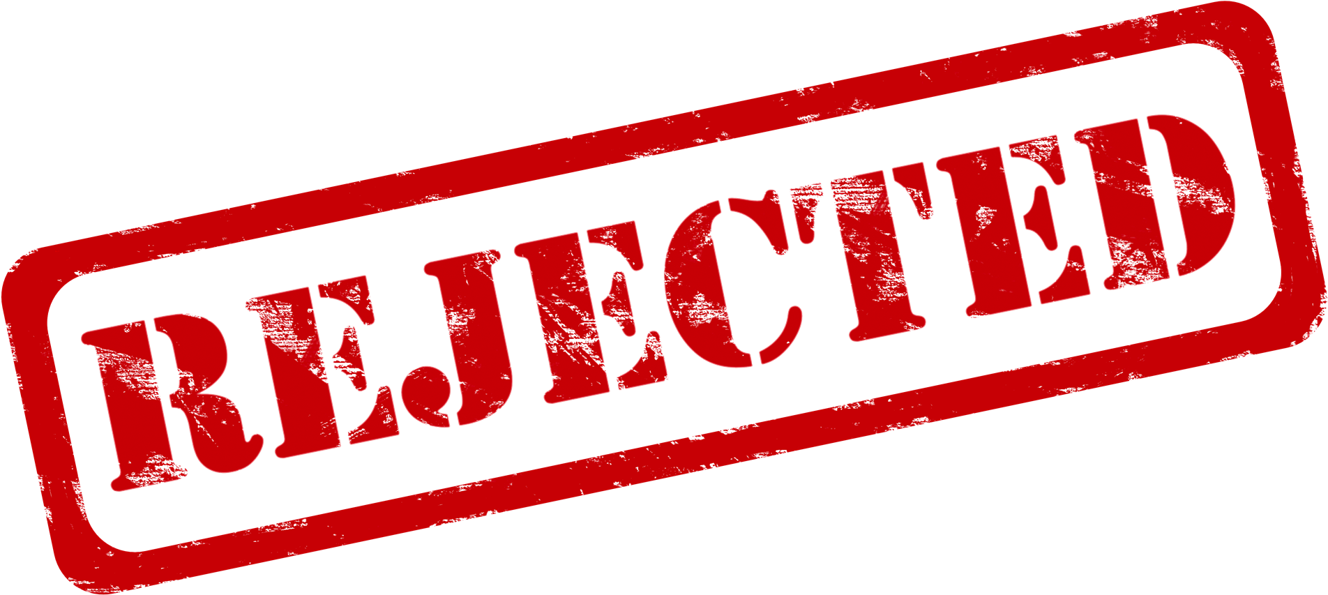 Rejected Stamp Graphic PNG