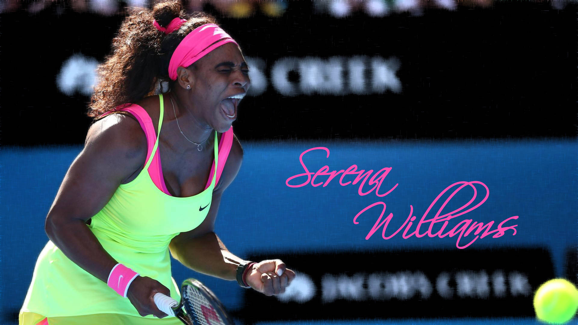Rejoicing Serena Williams Wallpaper